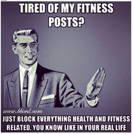 Fitness Posts Sarcasm Funny Quote